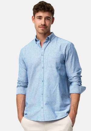 LANGARM KEPNER - Overhemd - teal