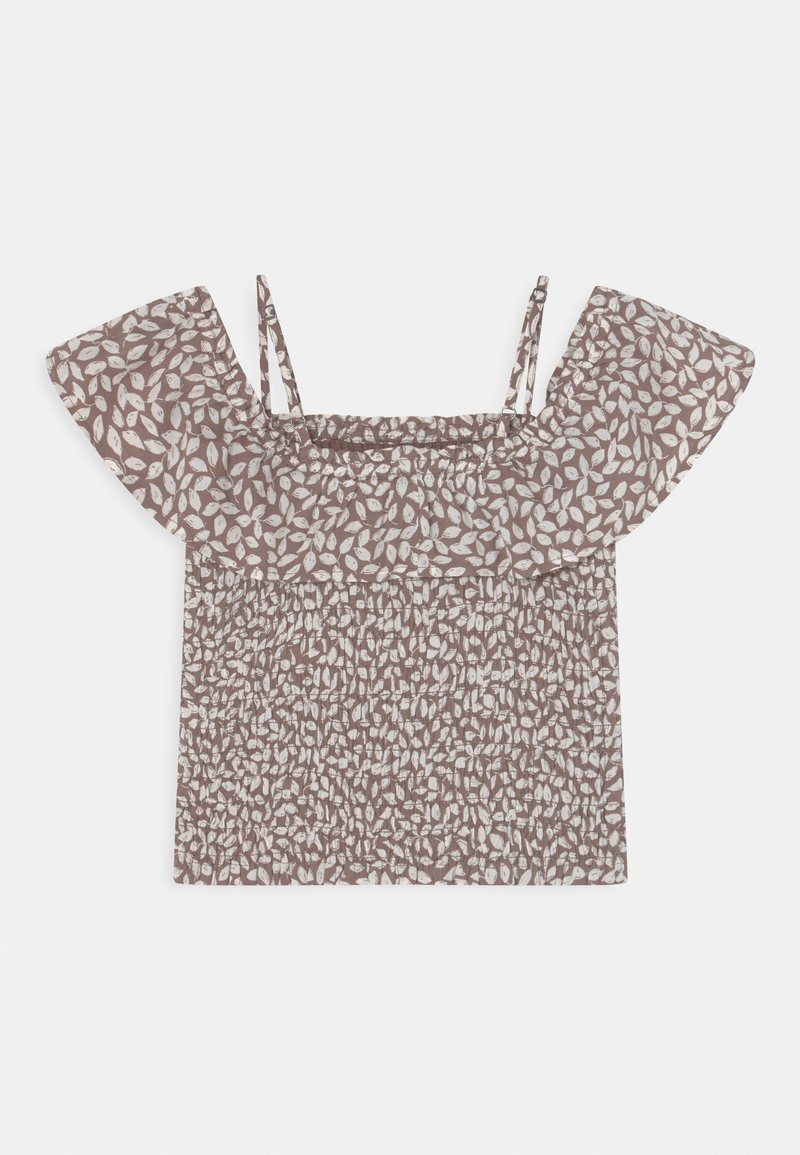 Kinder T-Shirts | Abercrombie & Fitch SMOCKED Bluse brown/braun - CM66555 Kinder T-Shirts | Abercrombie & Fitch SMOCKED Bluse brown/braun - CM66555