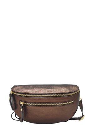 DEMI LUNE MEDIUM - Sac banane - marron irise