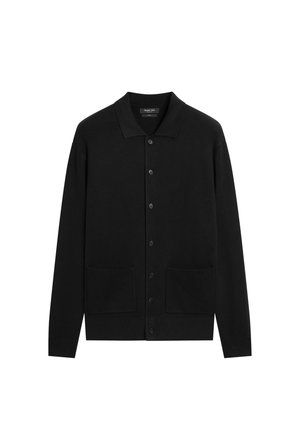 Massimo Dutti, Cardigan - metallic black