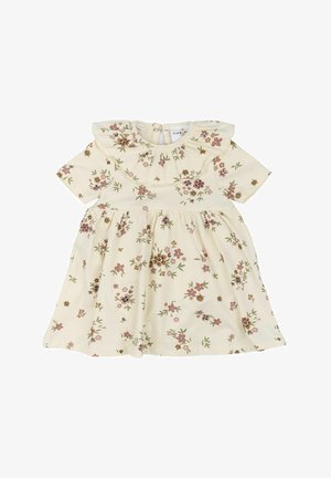 Džersio suknelė - white swan aop