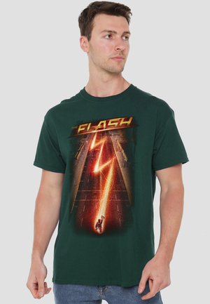 Cotton Soul, THE FLASH FLASH AVE - Print T-shirt - dark green