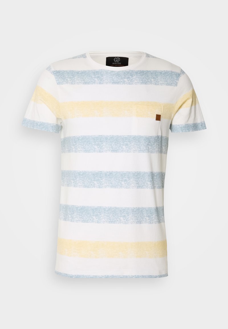 INDICODE JEANS T-shirt print lichtgeel