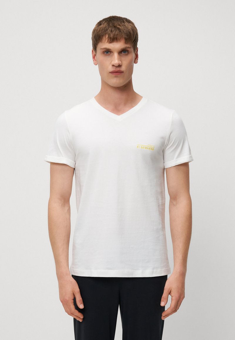 Schiesser Pyjamashirt wit Schiesser Pyjamashirt wit