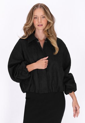 Overgangsjakke - black check