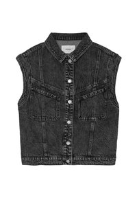 Veste sans manches - jeans gris