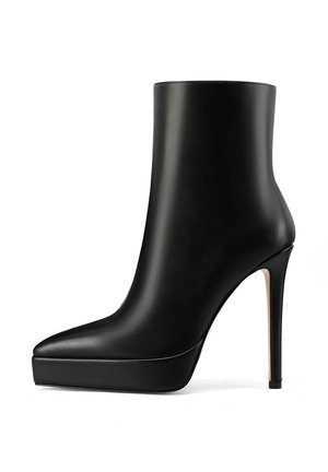 Queen Helena Stivaletti con plateau - nero