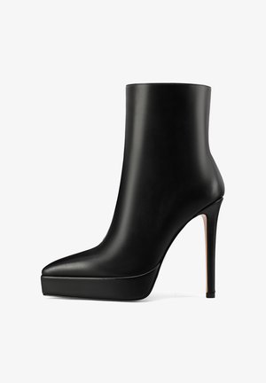 Queen Helena Stivaletti con plateau - nero