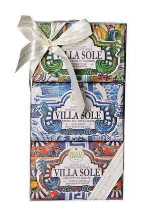 GESCHENKSET VILLA SOLE 3 STÜCK - Soap bar - weiß