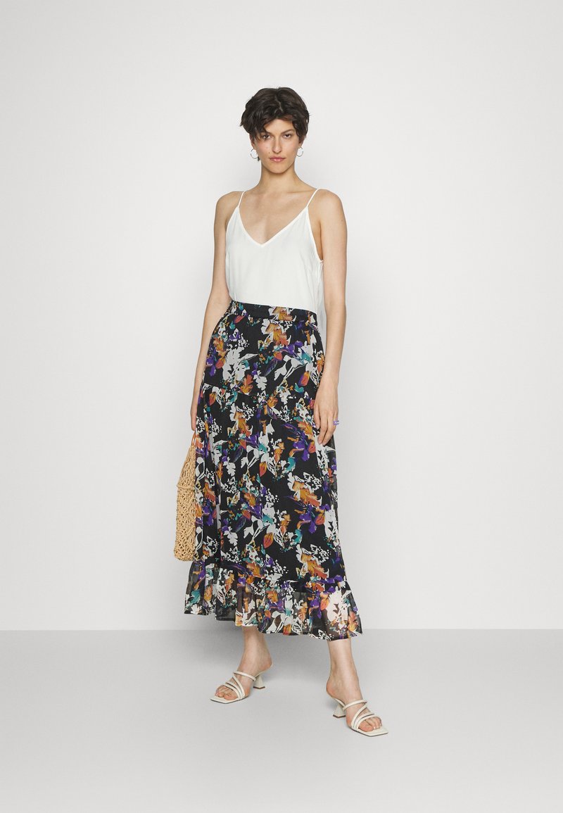 Damen Jeansröcke | Vero Moda Tall VMKAYA SKIRT A-Linien-Rock black/kendra/schwarz - VR41875 Damen Jeansröcke | Vero Moda Tall VMKAYA SKIRT A-Linien-Rock black/kendra/schwarz - VR41875