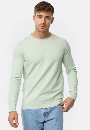 INDICODE JEANS GAMAL - Strickpullover - sea foam