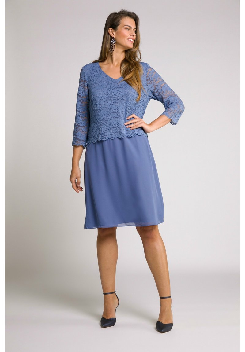 Damen Freizeitkleider | Ulla Popken Freizeitkleid lavendel/flieder - KC34087 Damen Freizeitkleider | Ulla Popken Freizeitkleid lavendel/flieder - KC34087