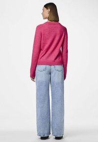 Pieces PCJULIANA O-NECK NOOS - Pulover - beetroot purple