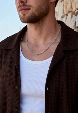 ARKAI, PRISM - Necklace - silver-coloured blue