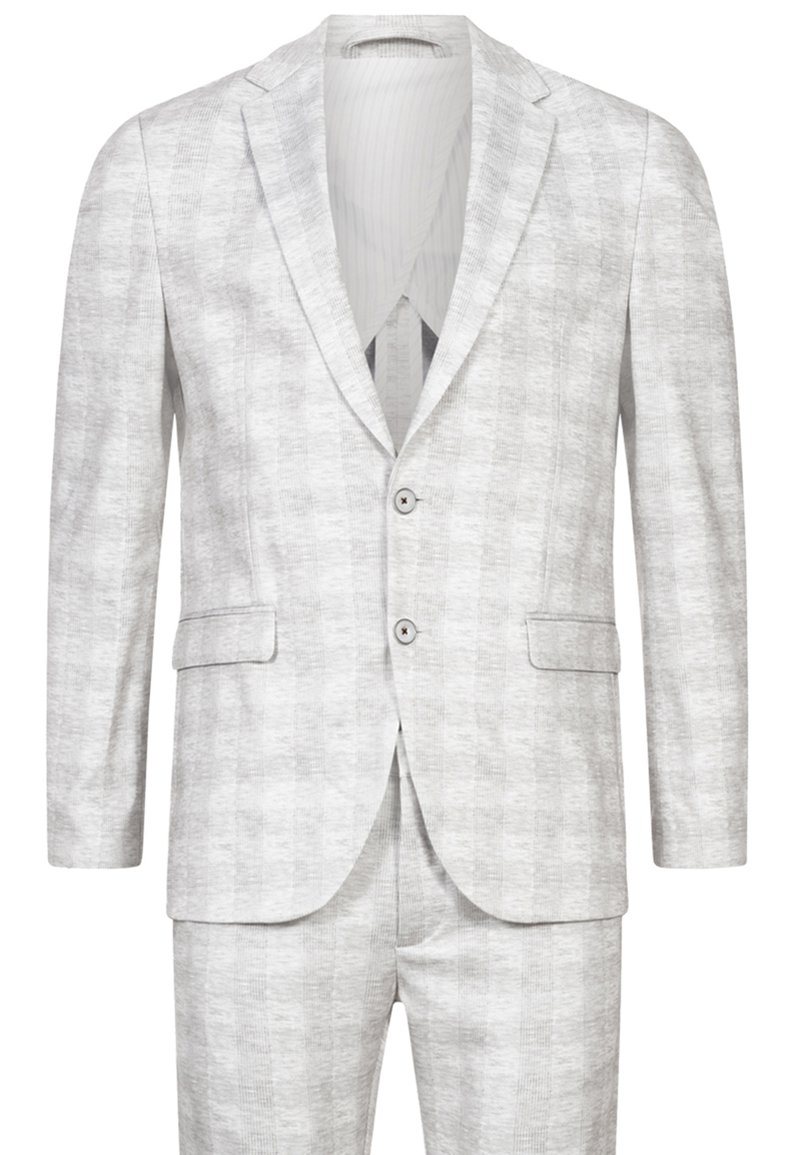Jeff SET - Suit - grey check/grey - Zalando