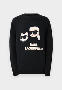 CREW NECK - Džemperis - black