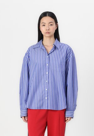 V UPDATED BIG SHIRT FAST - Button-down blouse - dark blue