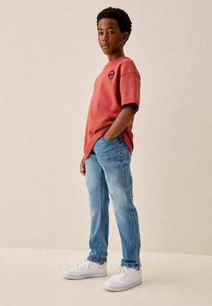 Next, STRETCH JEANS - Jeans Straight Leg - blue denim