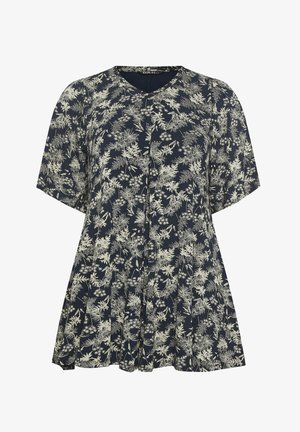 Yours Clothing, PLUS SIZE T-SHIRTS - T-Shirt print - navy
