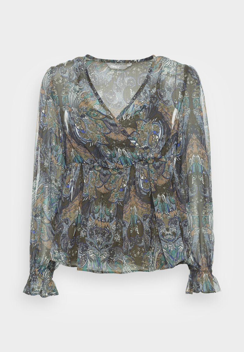 Only Blouse donkergroen Only Blouse donkergroen