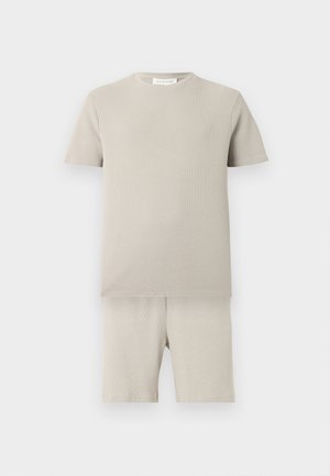 Pier One, SHORT SLEEVES + SHORTS WAFFLE SET - Shorts - grey