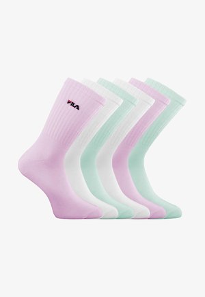 Fila, LOT DE 6 PAIRES DE CHAUSSETTE TENNIS HOMME SUPER BUBBLE - Chaussettes - rose
