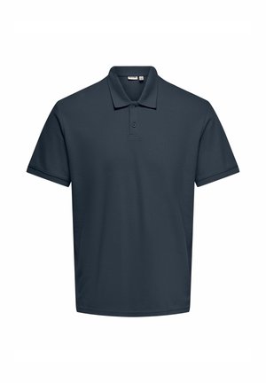 ONSBEN REG SS NOOS - Polo - blue nights