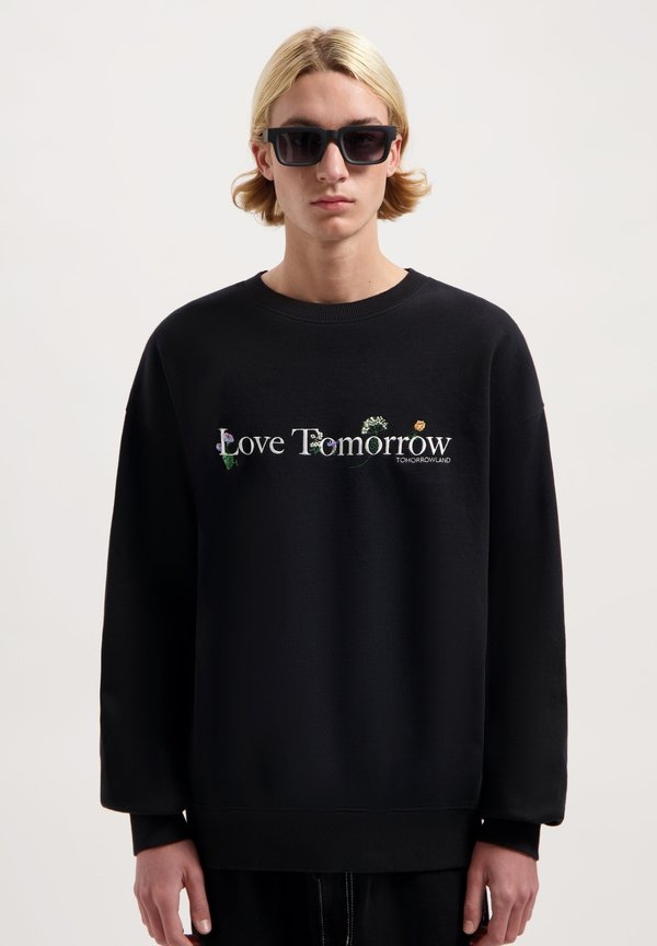 FLOWER SLOGAN - Sweatshirt