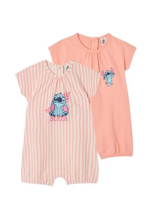 Vertbaudet, VERTBAUDET 2ER-PACK BABY BODYS DISNEY LILO & STITCH 1022936001 - Jumpsuit - pfirsich
