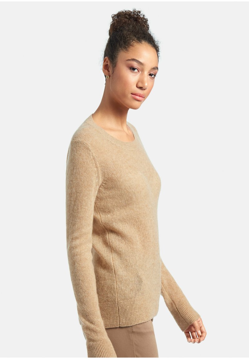 Damen Strickjacken | Include Strickpullover sand-melange/beige - NB02624 Damen Strickjacken | Include Strickpullover sand-melange/beige - NB02624