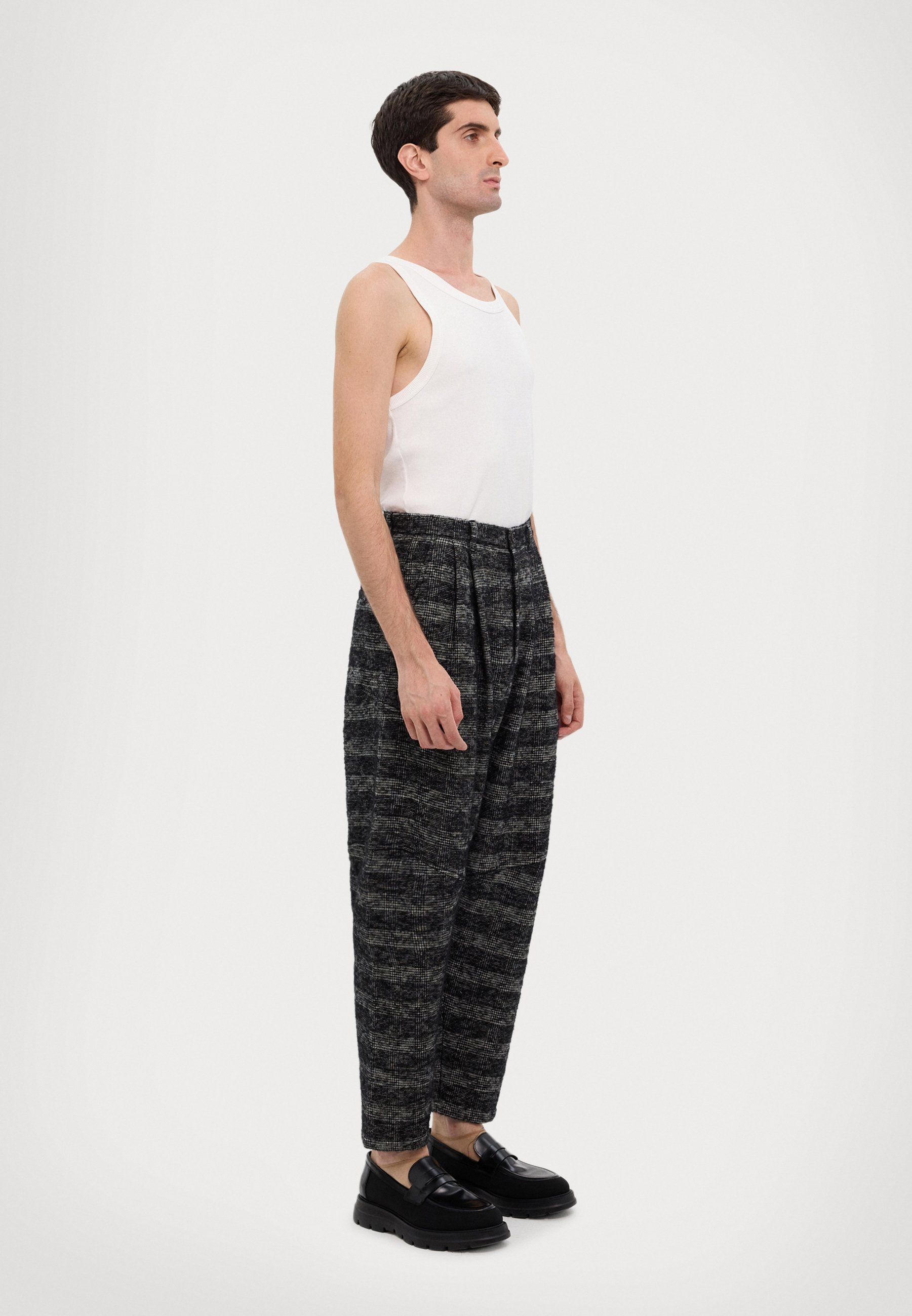 Henrik Vibskov ANTS PANTS - Trousers - black/white/black - Zalando