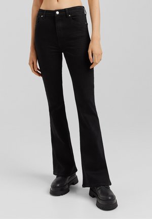 Flared Jeans - black