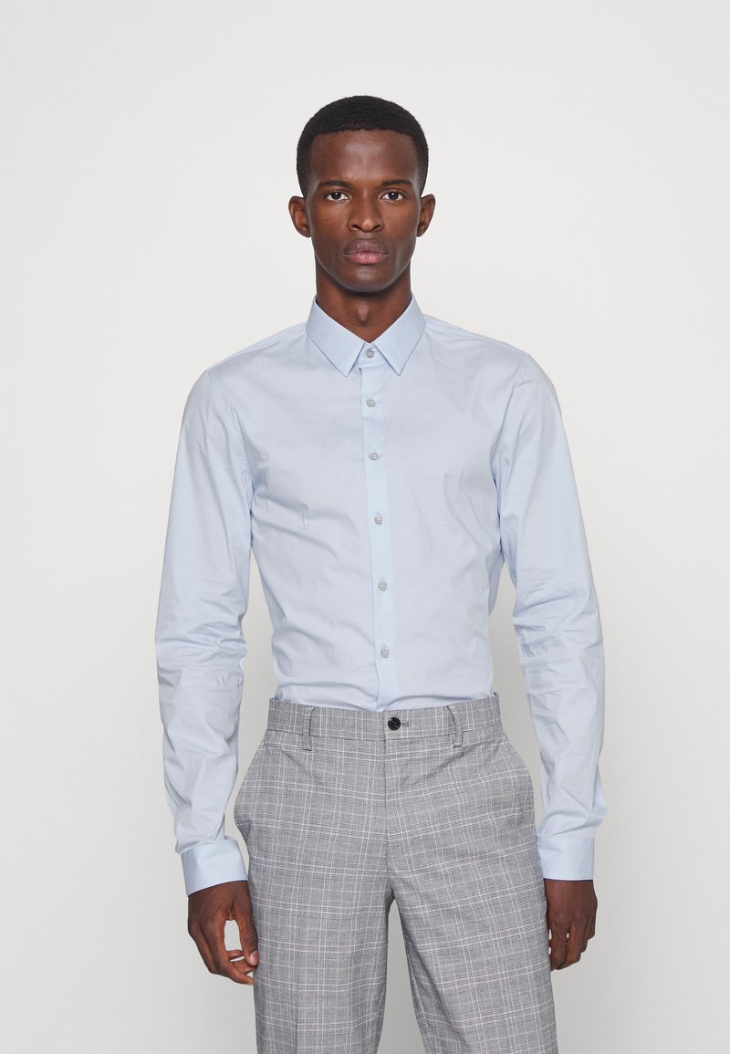 Calvin Klein Tailored LOGO STRETCH - Camisa formal - calm blue