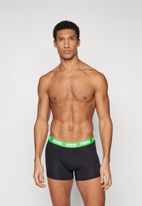 Puma MEN EVERYDAY 3 PACK - Boxer alsónadrág - green/grey/black