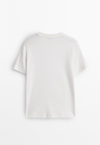 SHORT SLEEVE INTERLOCK WITH CREW NECK - T-shirt basic - white