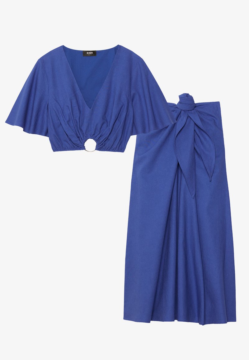 Zign Studio A-lijn rok blauw Zign Studio A-lijn rok blauw