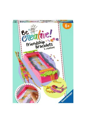 Ravensburger BeCreative Midi - Freundschaftsbändchen Kumihimo & Tattoos - Bastelset für Kinder ab 6 Jahren | richtig gutes Spielzeug
