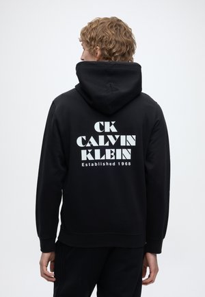 Calvin Klein Jeans Φούτερ με κουκούλα - black