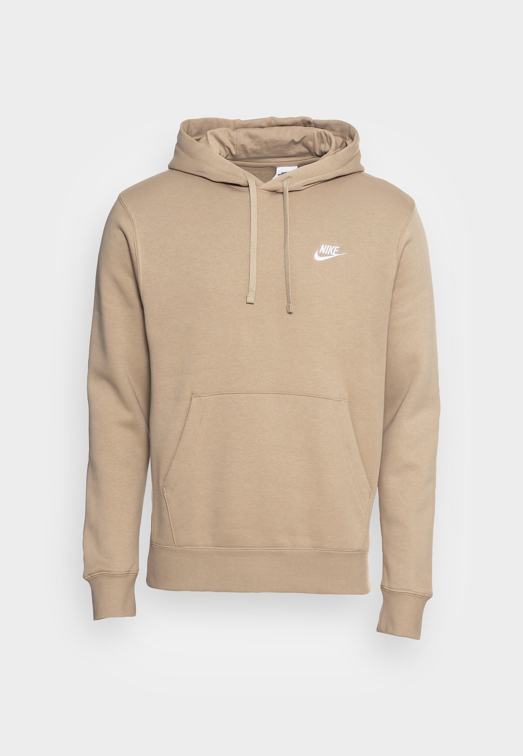 nike mini swoosh hoodie beige