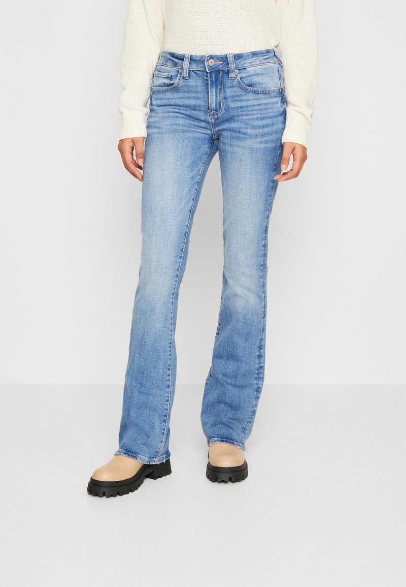 American Eagle KICK Bootcut jeans classic medium/blauw Zalando.nl
