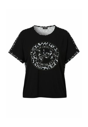 MIT LEO-DETAILS - Print T-shirt - schwarz