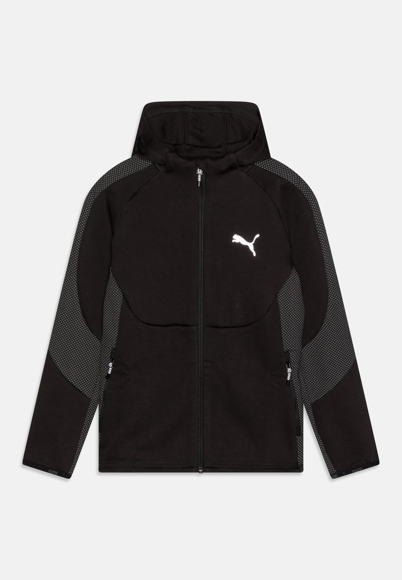 Puma - EVOSTRIPE FULL ZIP HOODIE UNISEX - Felpa con zip - black, Ingrandire