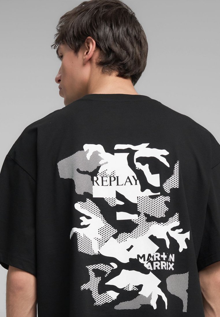 Replay REPLAY X MARTIN GARRIX TSHIRT - Print T-shirt - black
