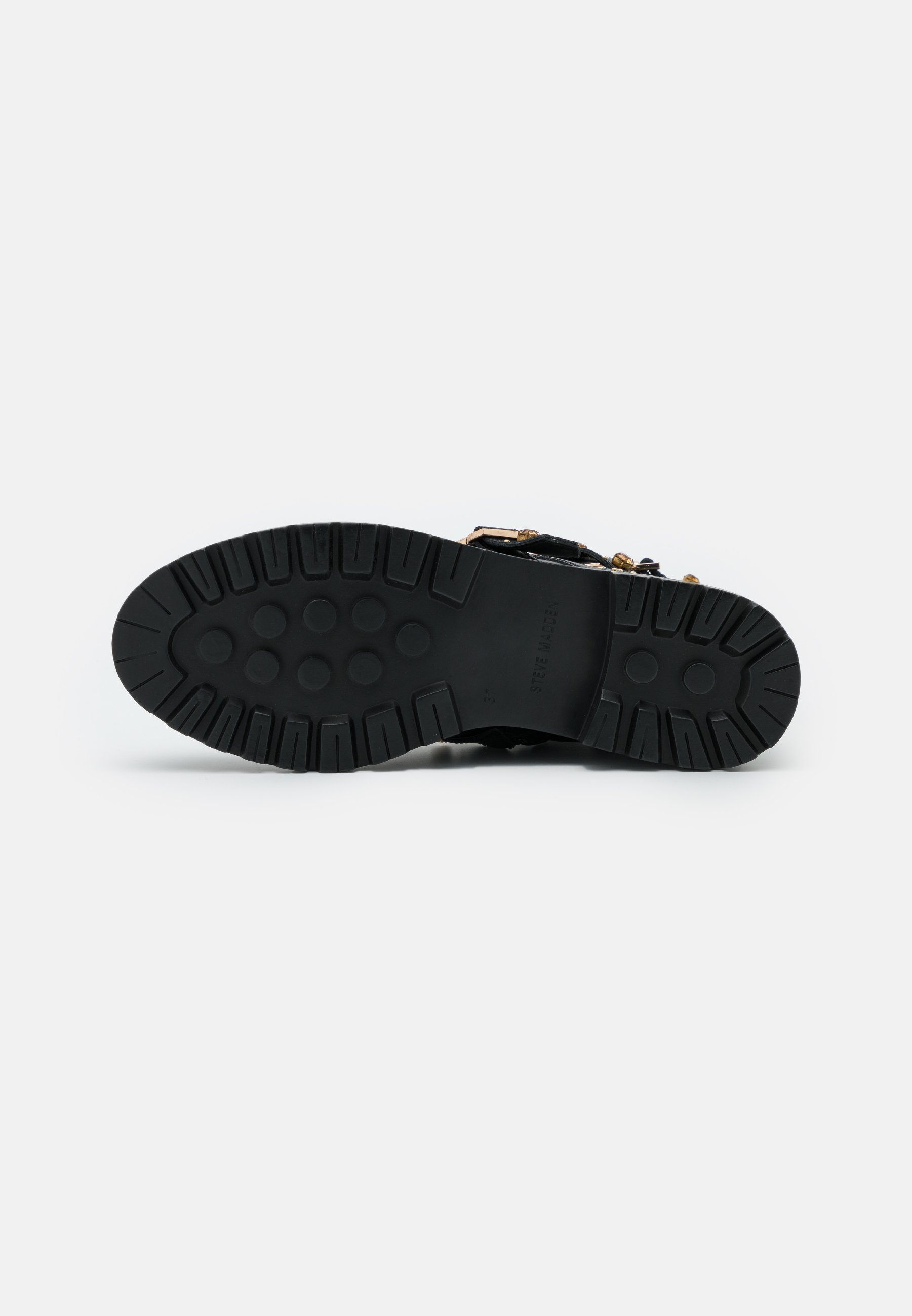Steve Madden INDRA - Botines con cordones - black/negro - Zalando.es