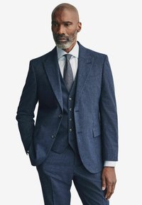 REGULAR FIT - CHECK - Öltönyzakó - blue