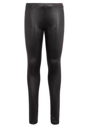 GLÄNZENDE - Leggings - black