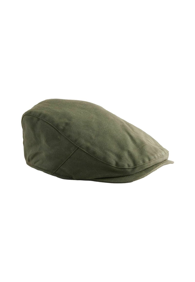 Peenroheline lame müts, mis on valmistatud pehmest puuvillakattest. Omab õmmeldud detaile ja ümarat kuju koos kumerate äärega.