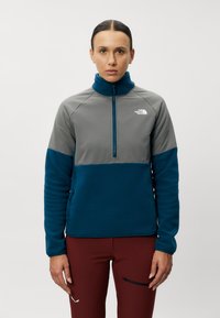 The North Face GLACIER HEAVYWEIGHT 1/2 ZIP - Flísová bunda - midnight petrol/smoked pearl