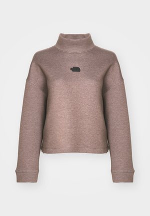 The North Face MOCK NECK - Felpa - smokey brown heather
