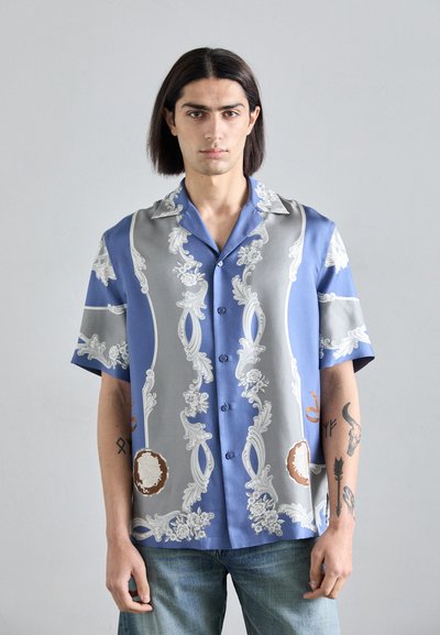 Versace INFORMAL MEDUSA CAMEO - Cămașă - stone blue/dark grey